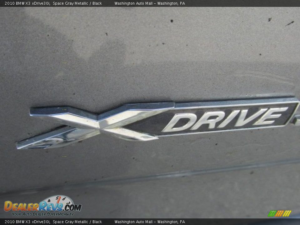 2010 BMW X3 xDrive30i Space Gray Metallic / Black Photo #7