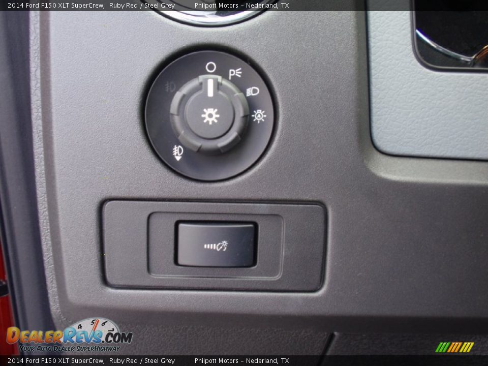 2014 Ford F150 XLT SuperCrew Ruby Red / Steel Grey Photo #35