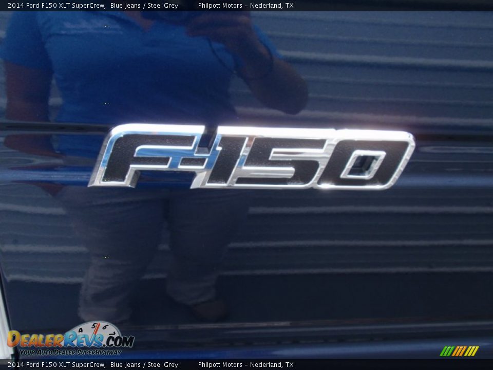 2014 Ford F150 XLT SuperCrew Blue Jeans / Steel Grey Photo #19