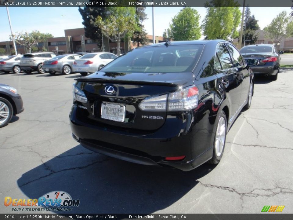 2010 Lexus HS 250h Hybrid Premium Black Opal Mica / Black Photo #3