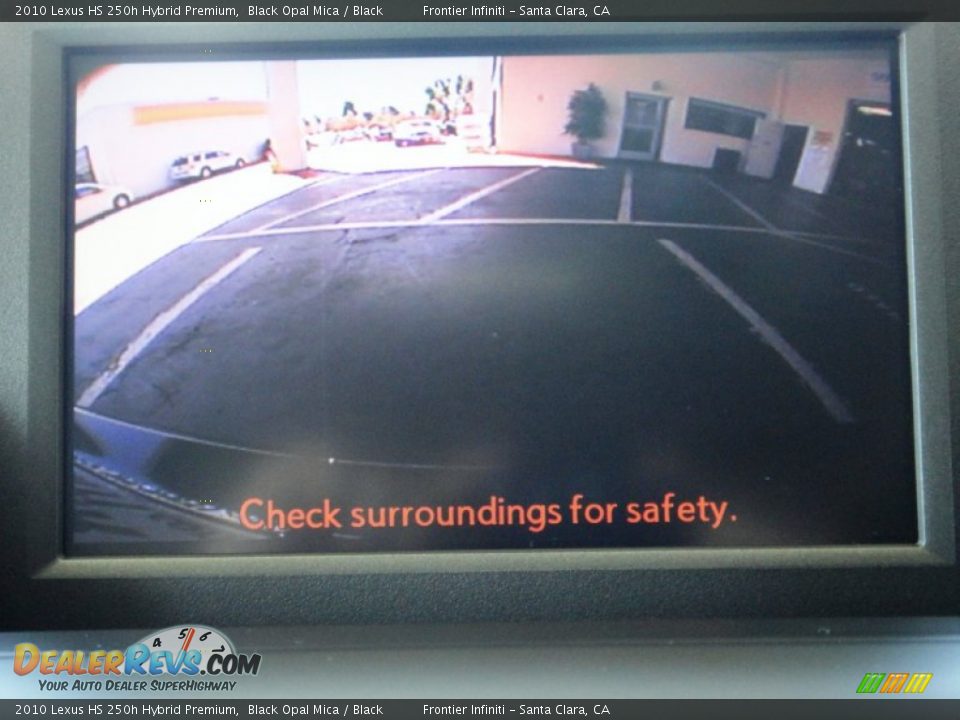 2010 Lexus HS 250h Hybrid Premium Black Opal Mica / Black Photo #12