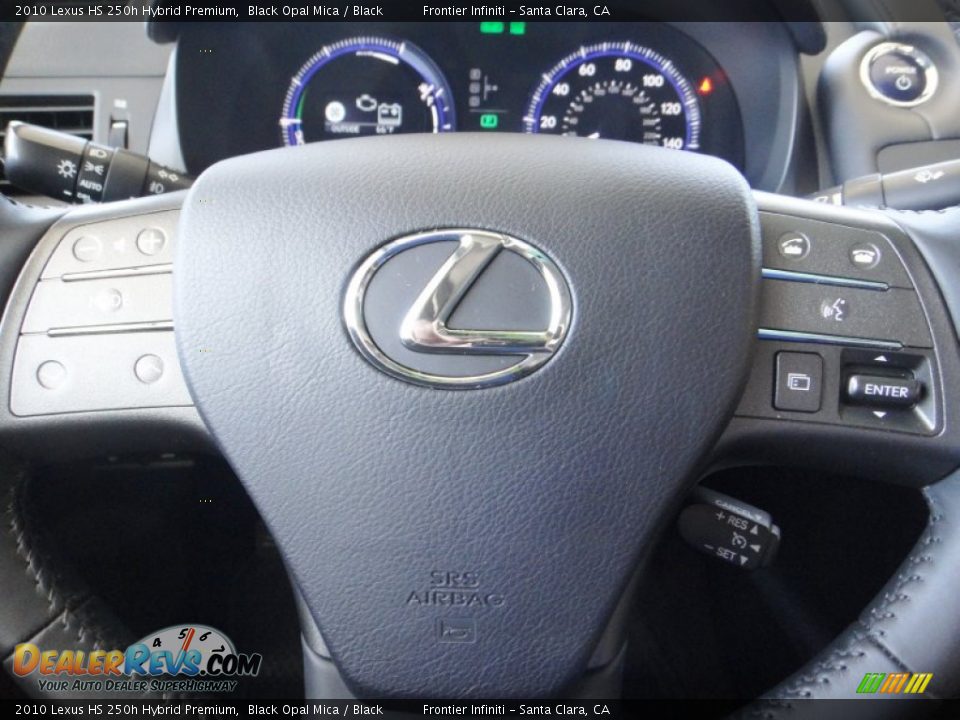 2010 Lexus HS 250h Hybrid Premium Black Opal Mica / Black Photo #15