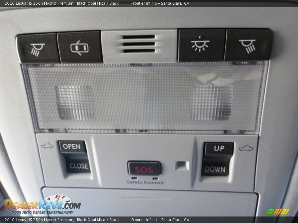 2010 Lexus HS 250h Hybrid Premium Black Opal Mica / Black Photo #16