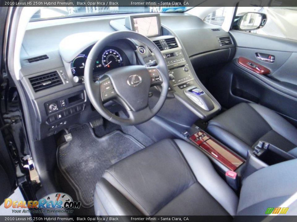 2010 Lexus HS 250h Hybrid Premium Black Opal Mica / Black Photo #17