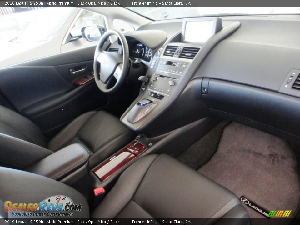 2010 Lexus HS 250h Hybrid Premium Black Opal Mica / Black Photo #26