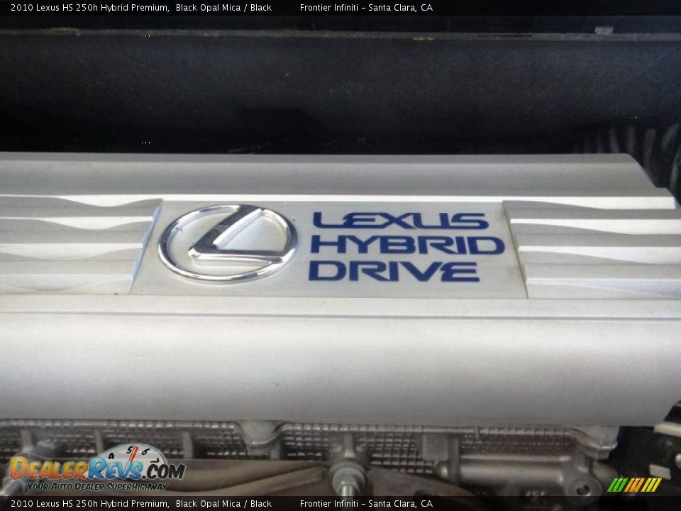 2010 Lexus HS 250h Hybrid Premium Black Opal Mica / Black Photo #30