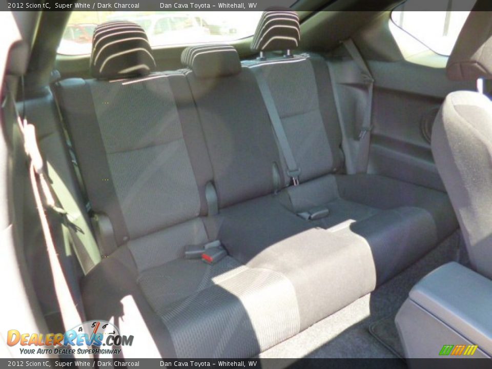 2012 Scion tC Super White / Dark Charcoal Photo #10