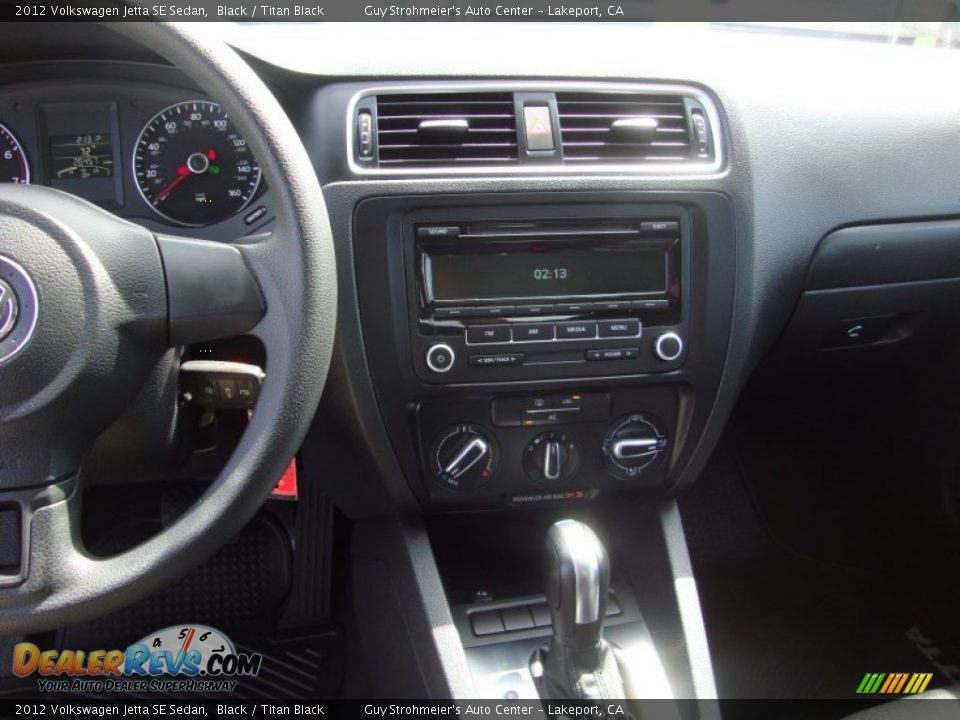 2012 Volkswagen Jetta SE Sedan Black / Titan Black Photo #14