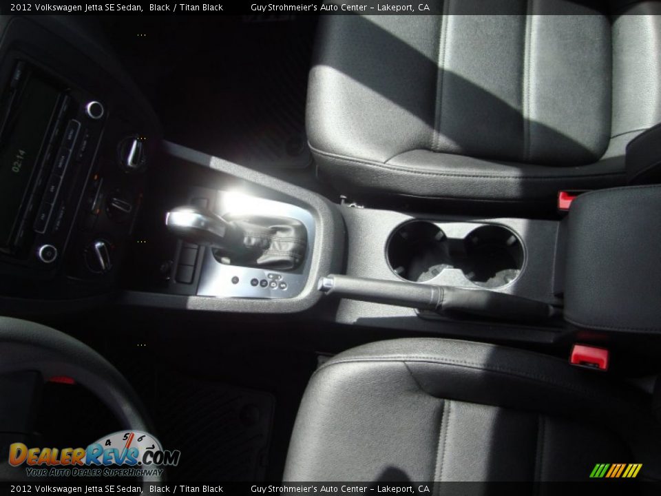 2012 Volkswagen Jetta SE Sedan Black / Titan Black Photo #18