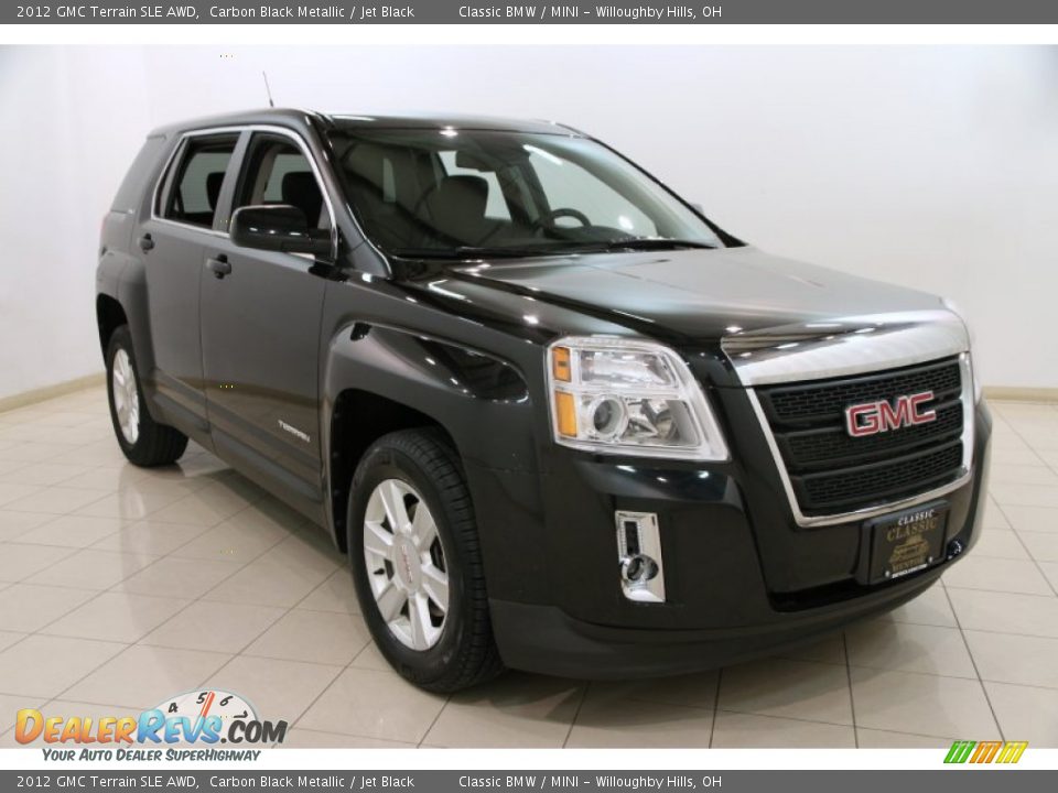 2012 GMC Terrain SLE AWD Carbon Black Metallic / Jet Black Photo #1