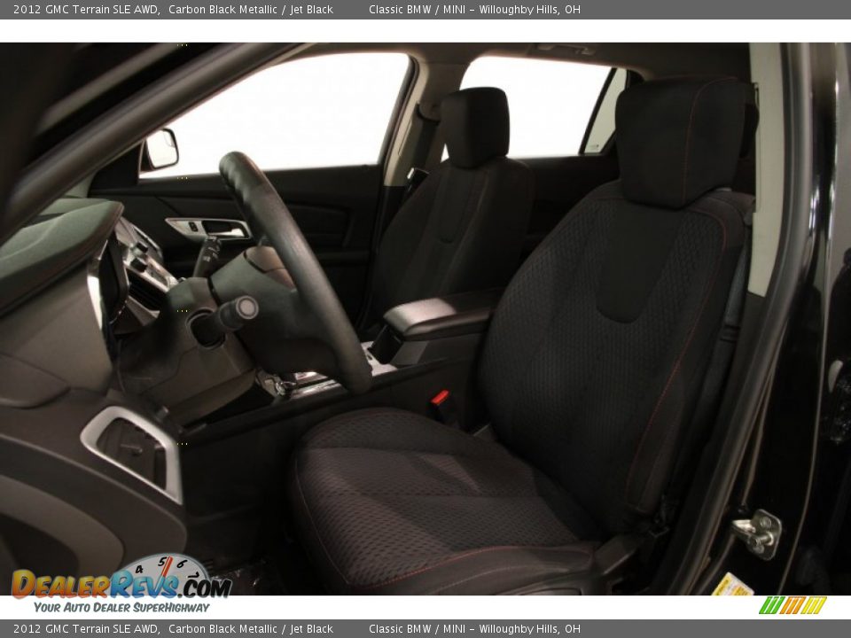 2012 GMC Terrain SLE AWD Carbon Black Metallic / Jet Black Photo #5