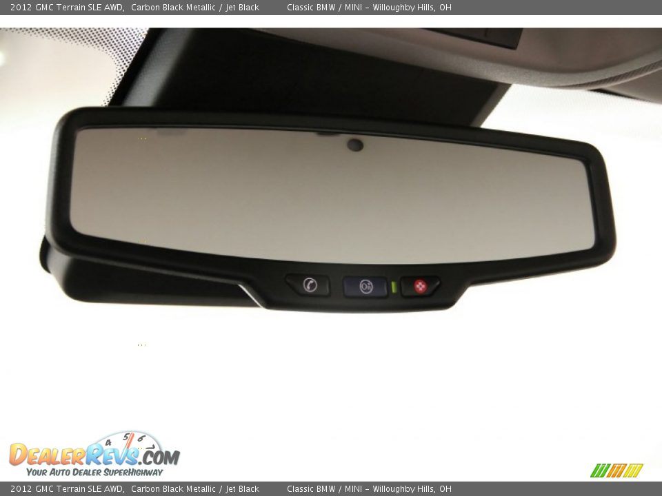 2012 GMC Terrain SLE AWD Carbon Black Metallic / Jet Black Photo #8
