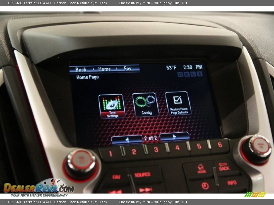 2012 GMC Terrain SLE AWD Carbon Black Metallic / Jet Black Photo #11