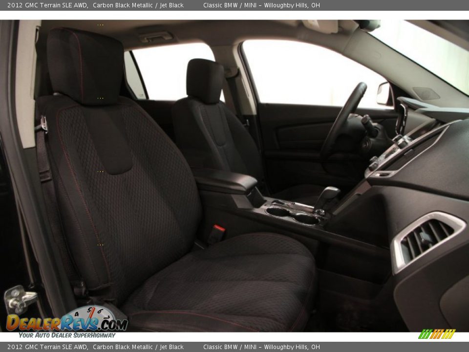 2012 GMC Terrain SLE AWD Carbon Black Metallic / Jet Black Photo #13