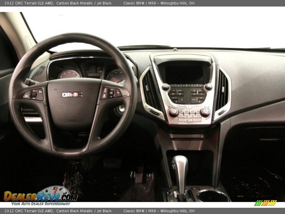 2012 GMC Terrain SLE AWD Carbon Black Metallic / Jet Black Photo #17