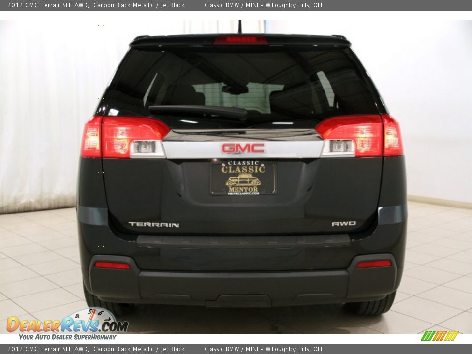 2012 GMC Terrain SLE AWD Carbon Black Metallic / Jet Black Photo #19