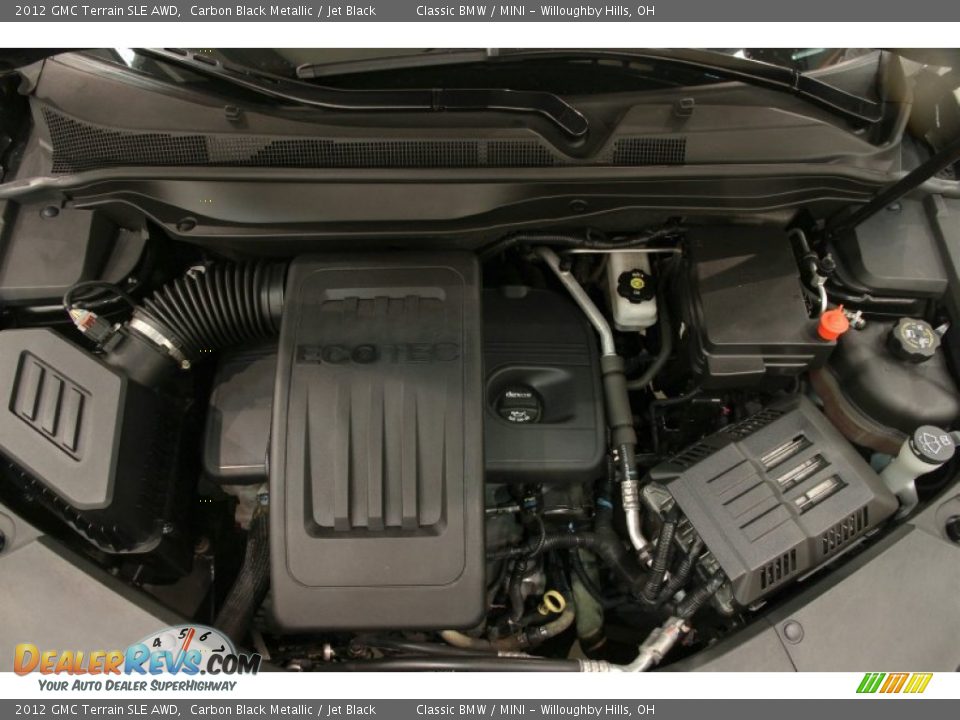 2012 GMC Terrain SLE AWD Carbon Black Metallic / Jet Black Photo #20