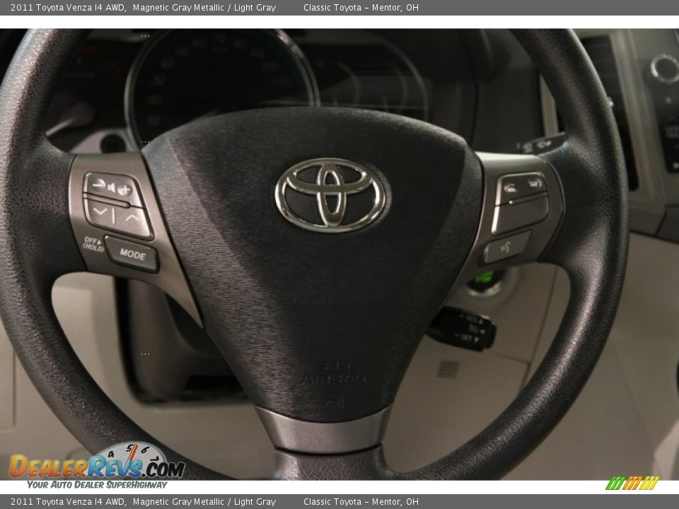 2011 Toyota Venza I4 AWD Magnetic Gray Metallic / Light Gray Photo #9