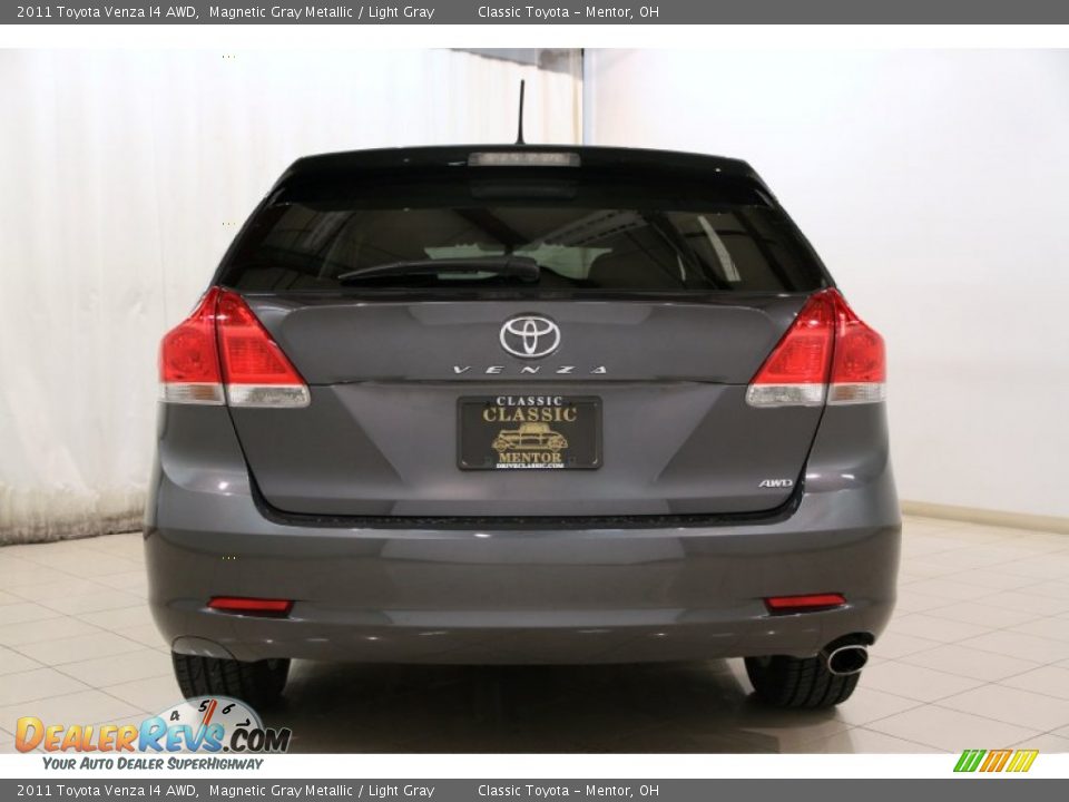 2011 Toyota Venza I4 AWD Magnetic Gray Metallic / Light Gray Photo #19