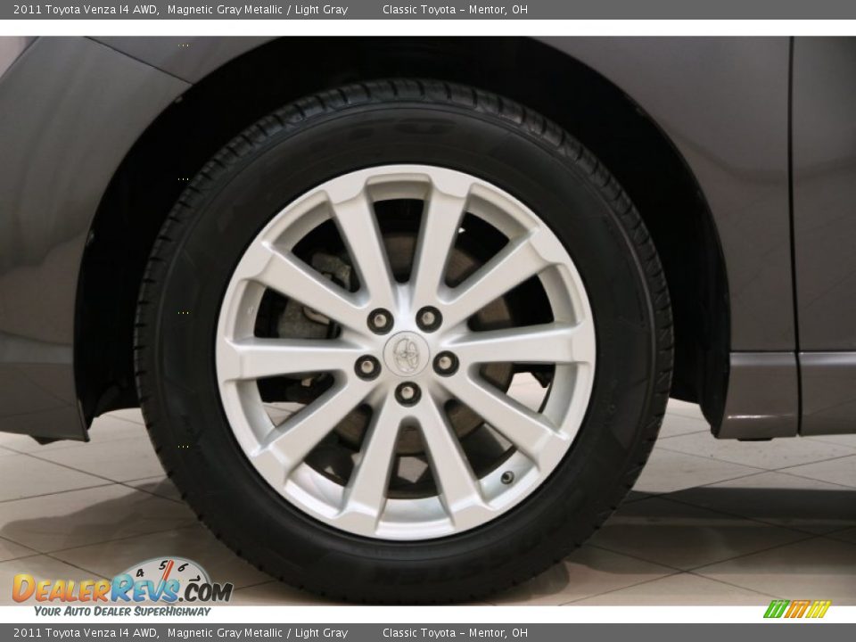 2011 Toyota Venza I4 AWD Magnetic Gray Metallic / Light Gray Photo #21