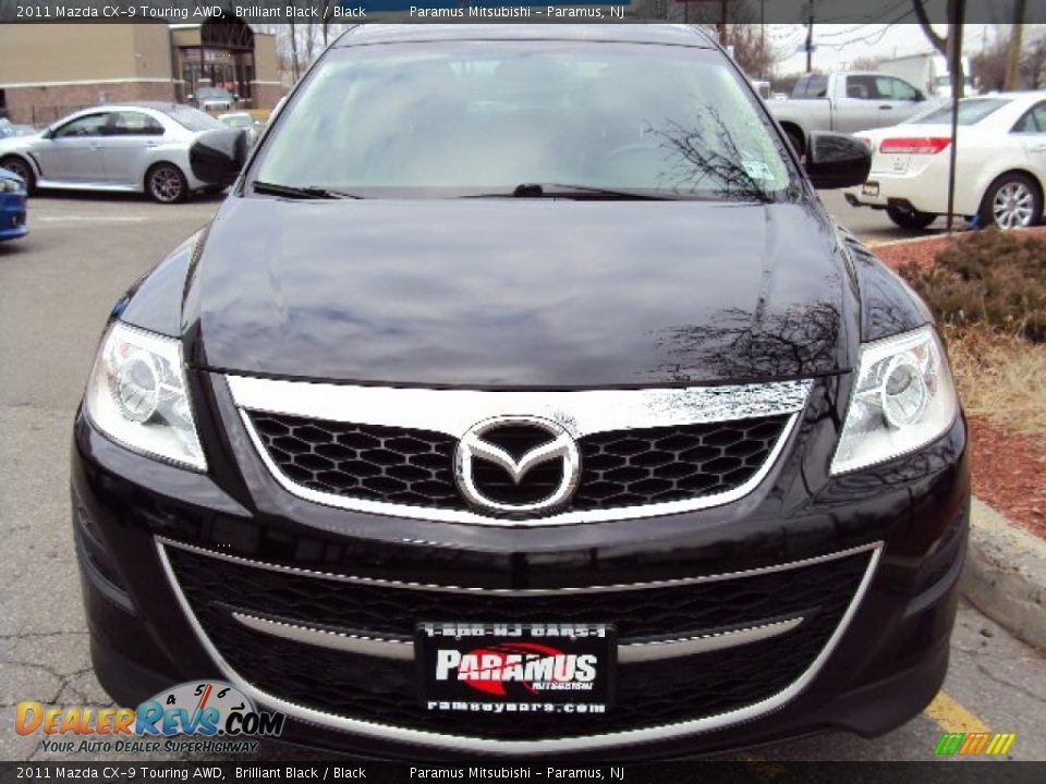 2011 Mazda CX-9 Touring AWD Brilliant Black / Black Photo #3