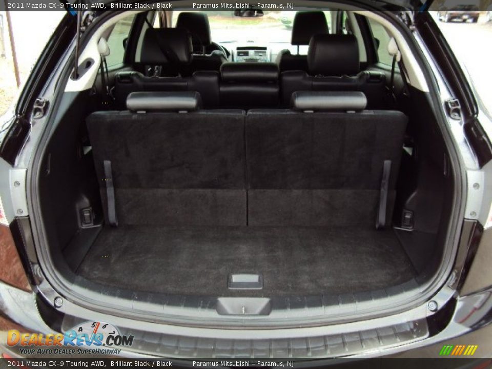 2011 Mazda CX-9 Touring AWD Brilliant Black / Black Photo #7