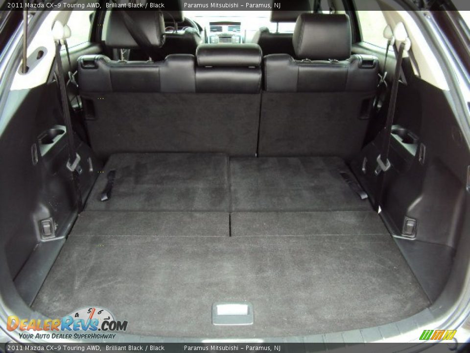 2011 Mazda CX-9 Touring AWD Brilliant Black / Black Photo #8
