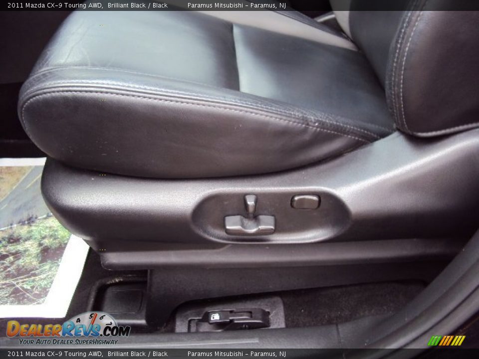 2011 Mazda CX-9 Touring AWD Brilliant Black / Black Photo #13