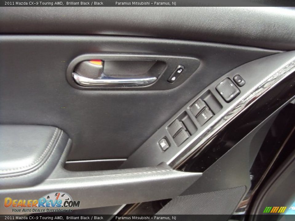 2011 Mazda CX-9 Touring AWD Brilliant Black / Black Photo #16