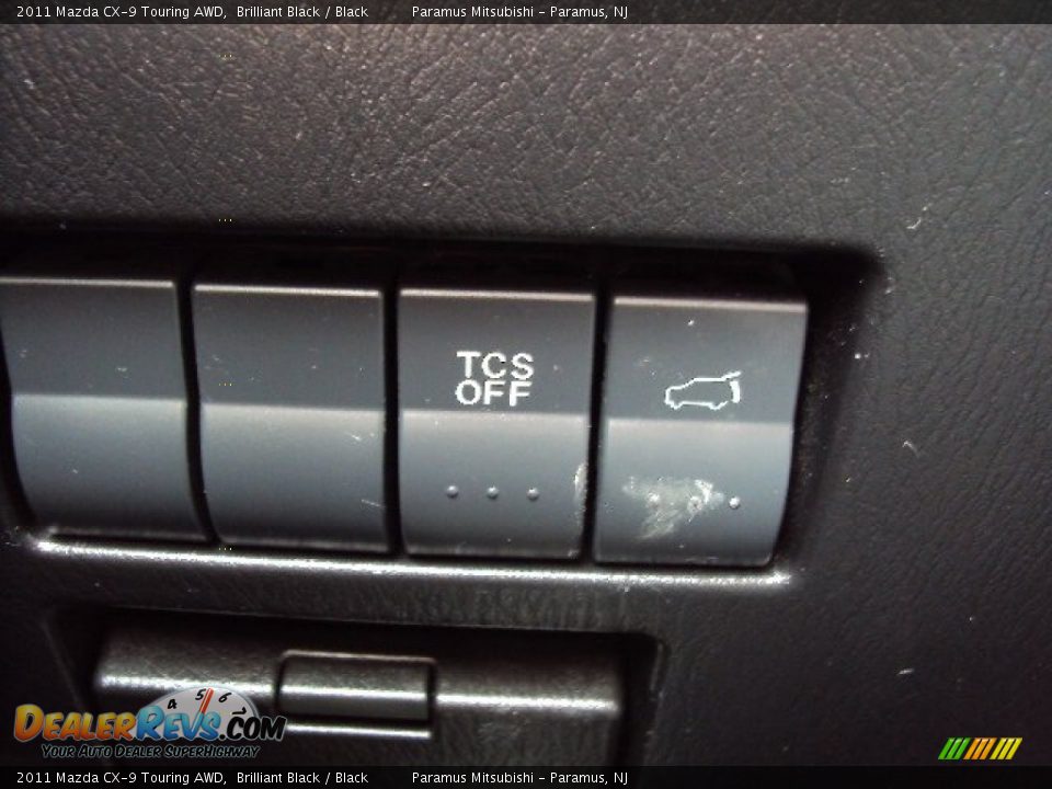 2011 Mazda CX-9 Touring AWD Brilliant Black / Black Photo #18