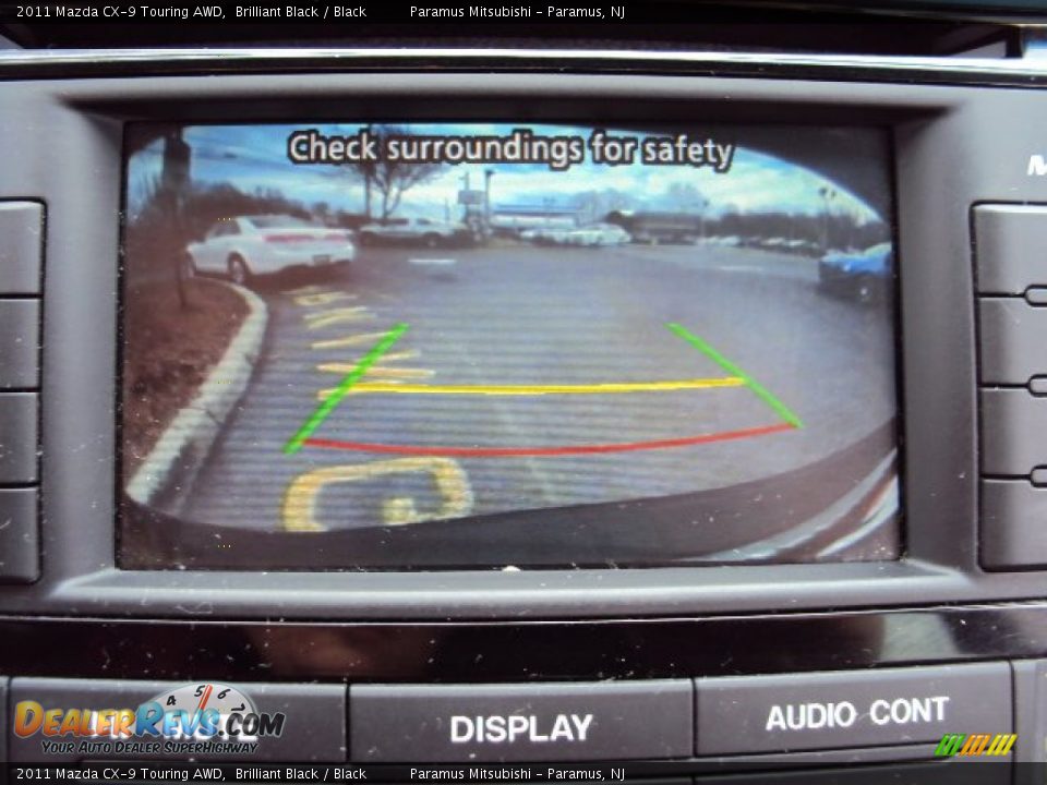 2011 Mazda CX-9 Touring AWD Brilliant Black / Black Photo #22