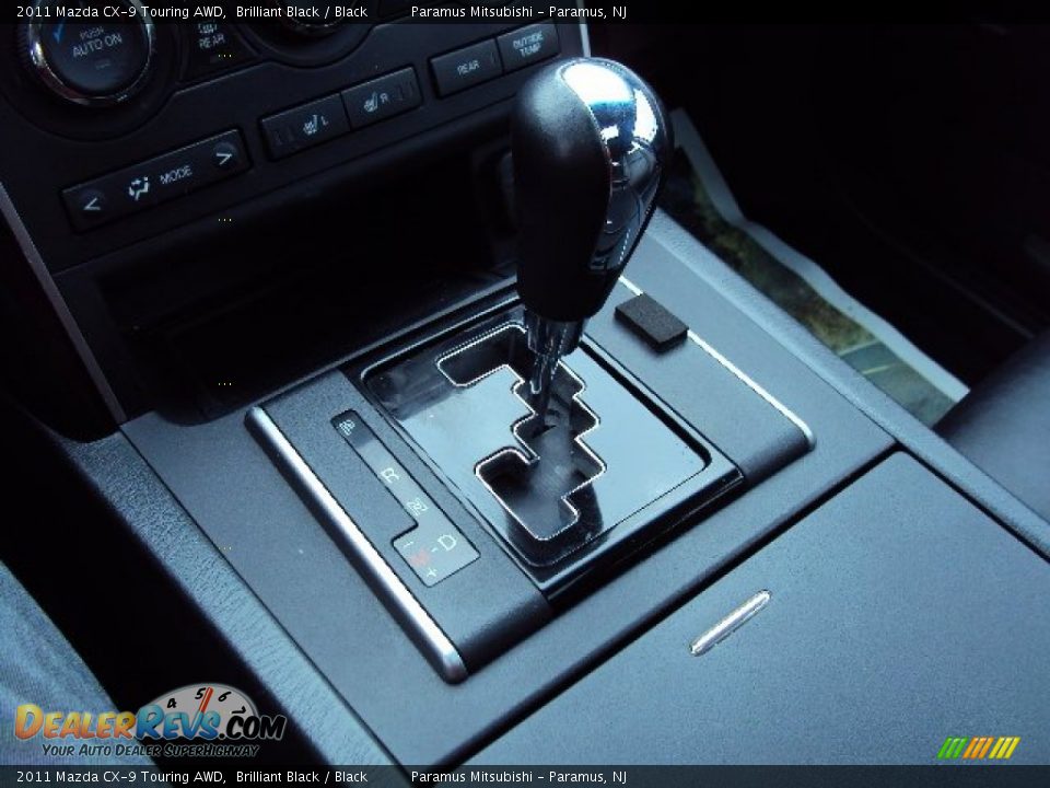 2011 Mazda CX-9 Touring AWD Brilliant Black / Black Photo #23