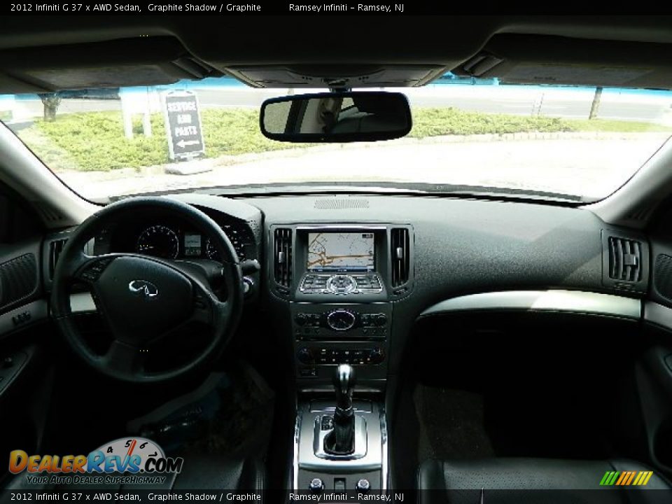 2012 Infiniti G 37 x AWD Sedan Graphite Shadow / Graphite Photo #12