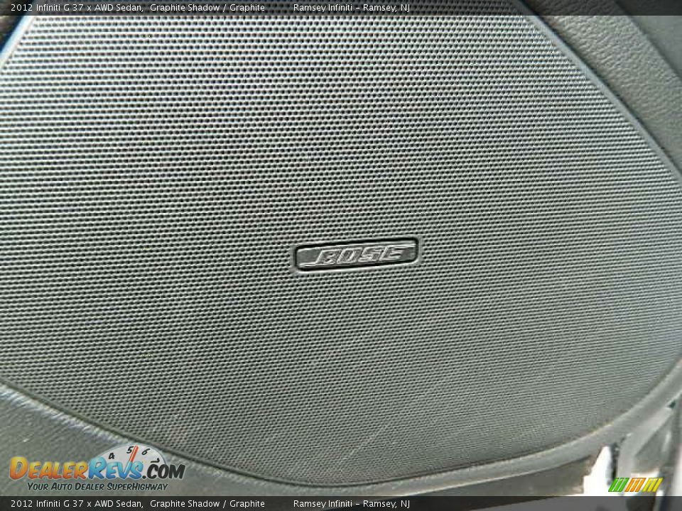 2012 Infiniti G 37 x AWD Sedan Graphite Shadow / Graphite Photo #21
