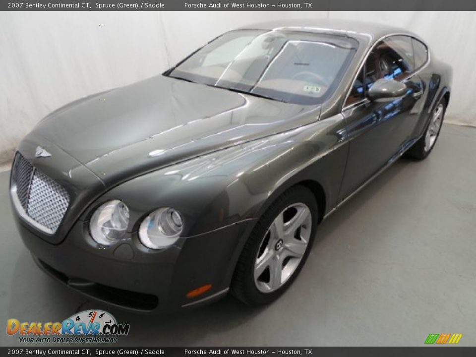 2007 Bentley Continental GT Spruce (Green) / Saddle Photo #3