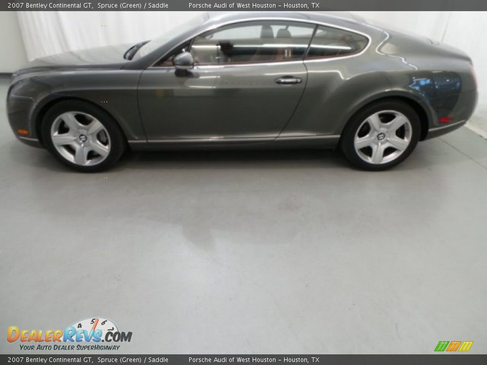 2007 Bentley Continental GT Spruce (Green) / Saddle Photo #4