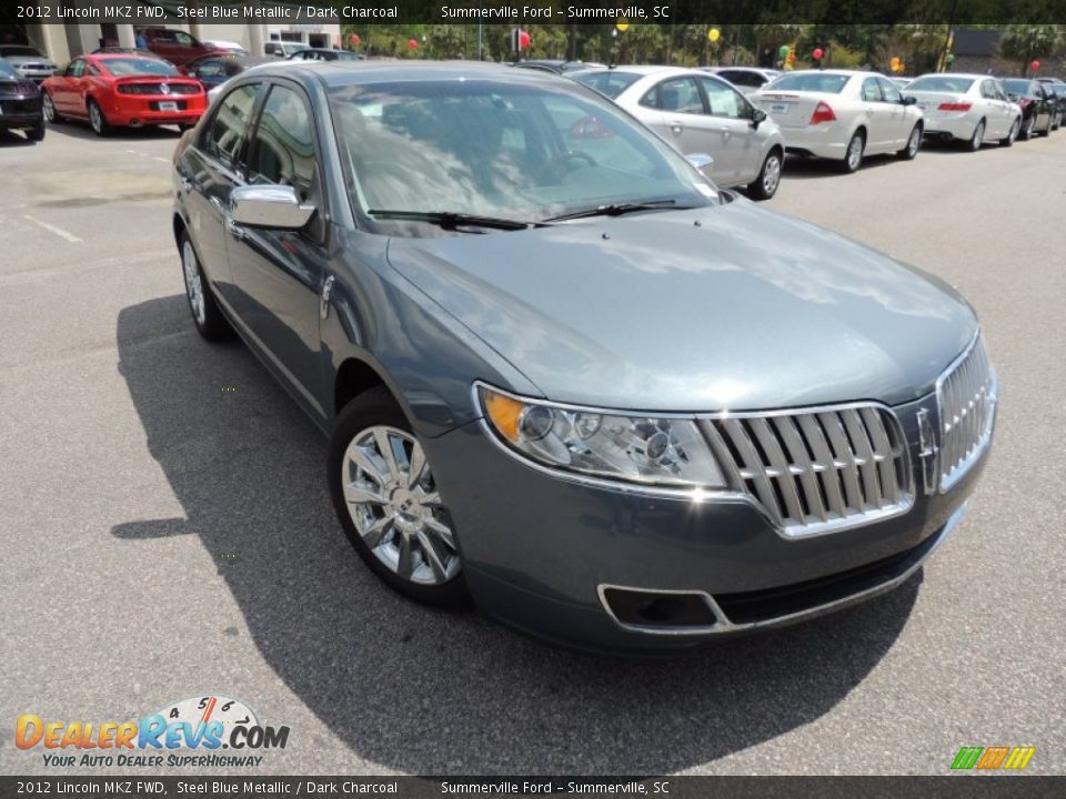2012 Lincoln MKZ FWD Steel Blue Metallic / Dark Charcoal Photo #1