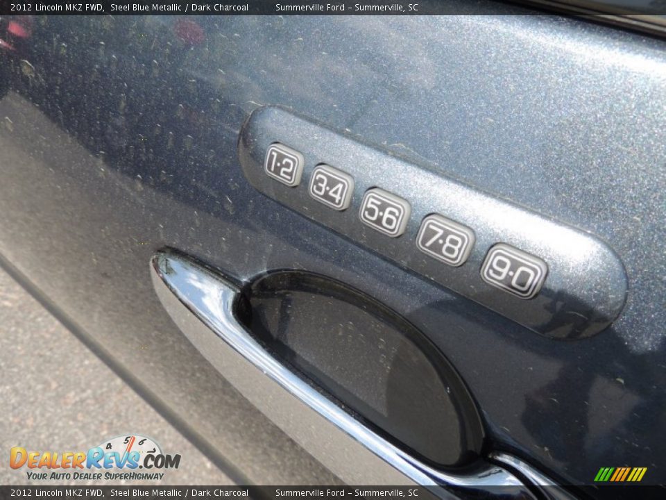 2012 Lincoln MKZ FWD Steel Blue Metallic / Dark Charcoal Photo #3