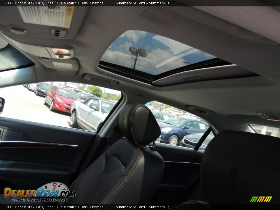 2012 Lincoln MKZ FWD Steel Blue Metallic / Dark Charcoal Photo #5