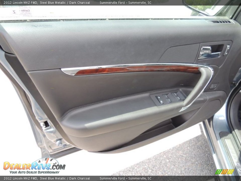 2012 Lincoln MKZ FWD Steel Blue Metallic / Dark Charcoal Photo #7