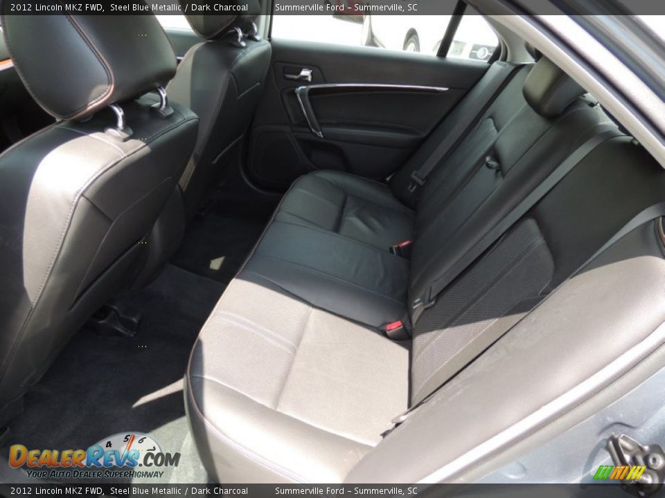 2012 Lincoln MKZ FWD Steel Blue Metallic / Dark Charcoal Photo #8