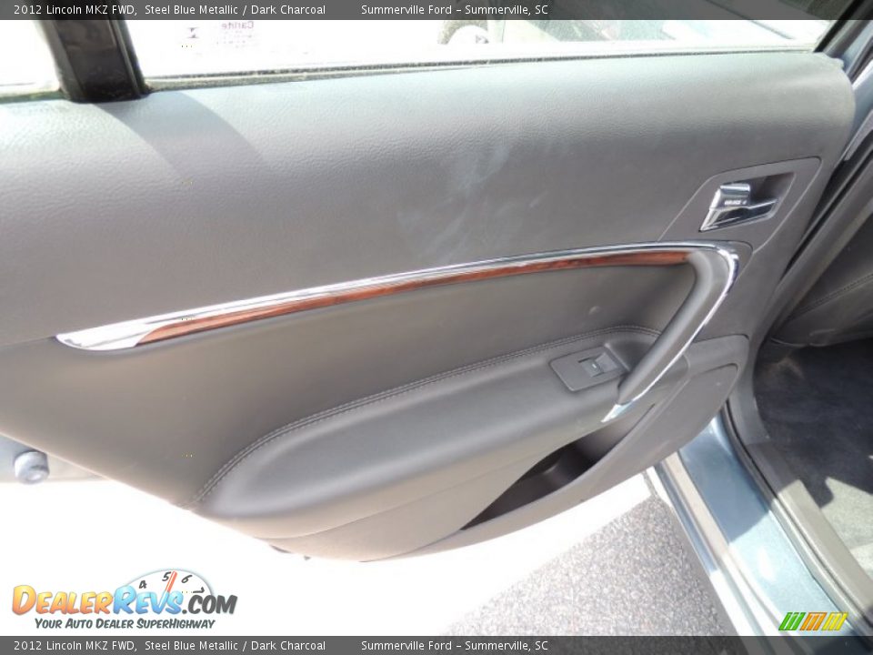 2012 Lincoln MKZ FWD Steel Blue Metallic / Dark Charcoal Photo #9