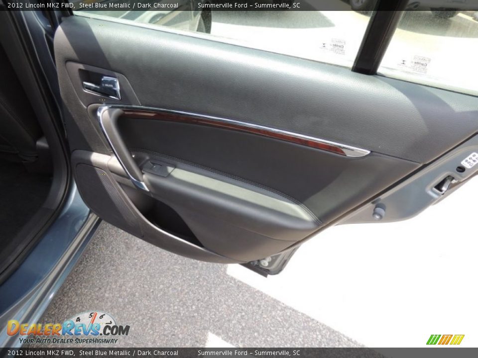 2012 Lincoln MKZ FWD Steel Blue Metallic / Dark Charcoal Photo #13
