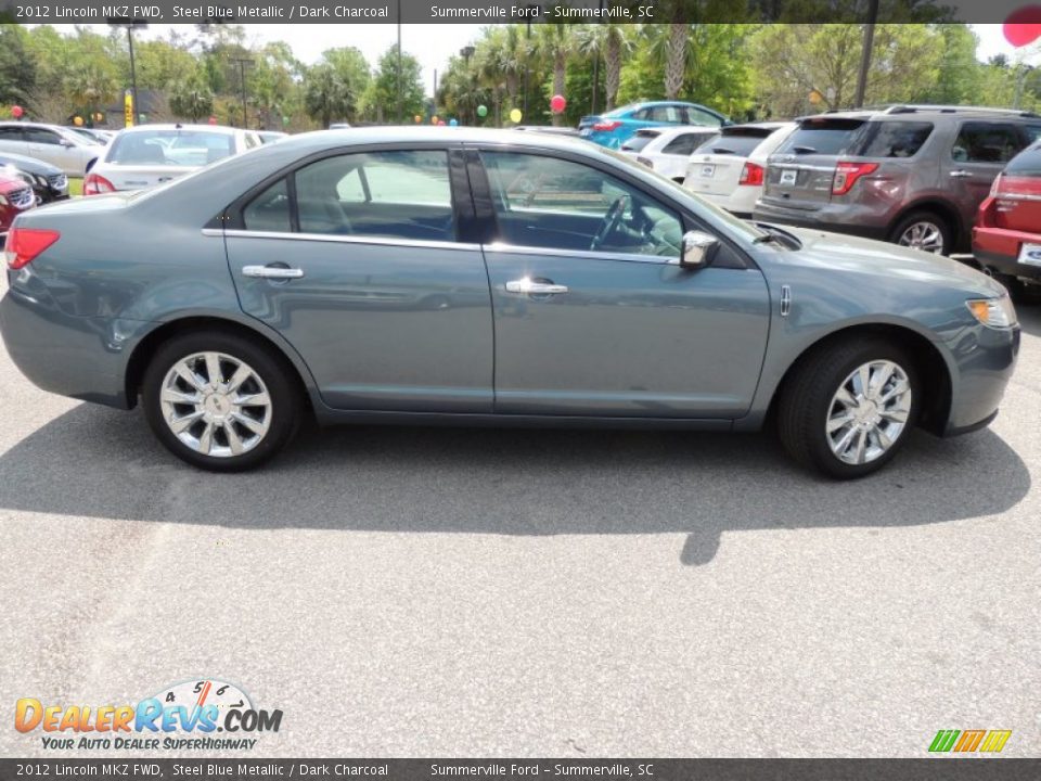 2012 Lincoln MKZ FWD Steel Blue Metallic / Dark Charcoal Photo #14