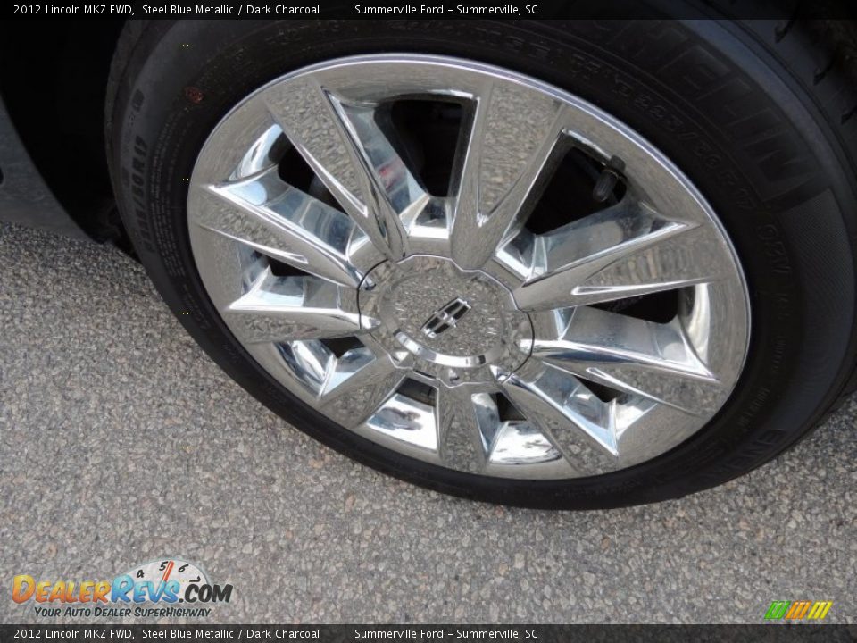 2012 Lincoln MKZ FWD Steel Blue Metallic / Dark Charcoal Photo #17