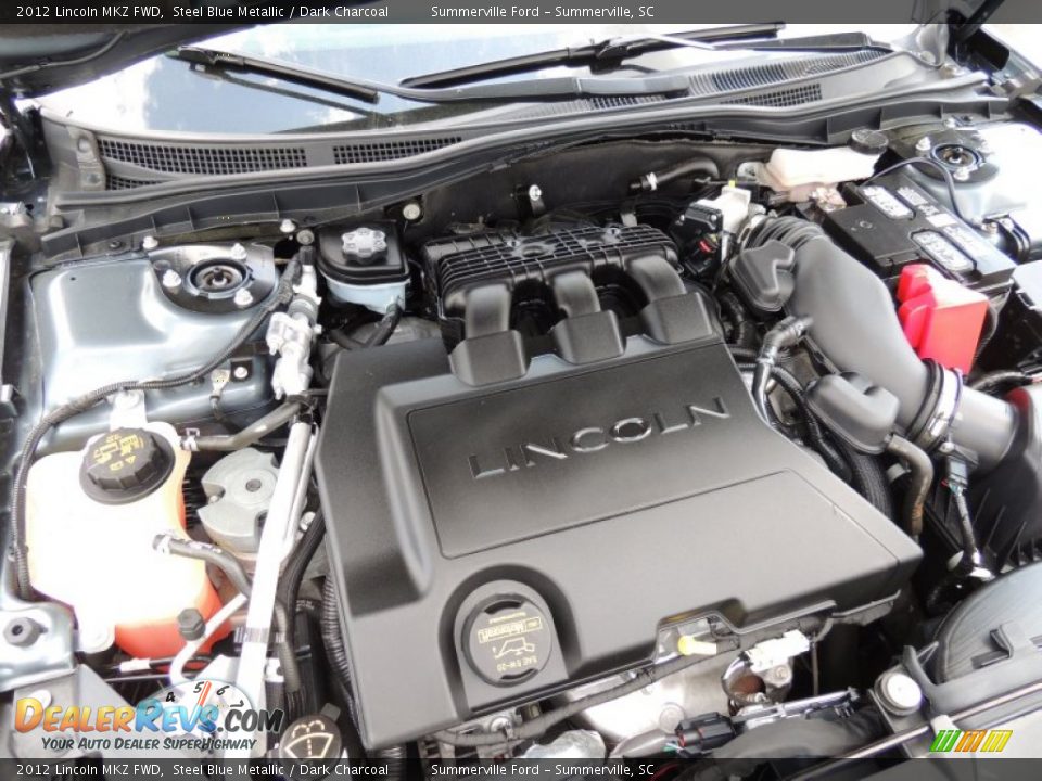 2012 Lincoln MKZ FWD Steel Blue Metallic / Dark Charcoal Photo #19