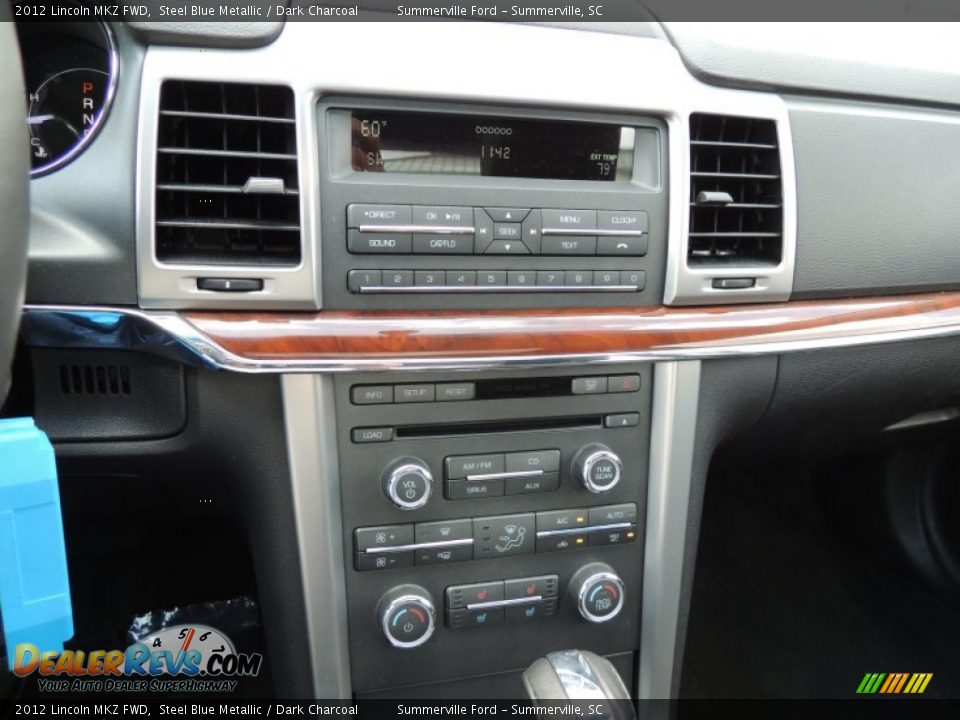 2012 Lincoln MKZ FWD Steel Blue Metallic / Dark Charcoal Photo #21