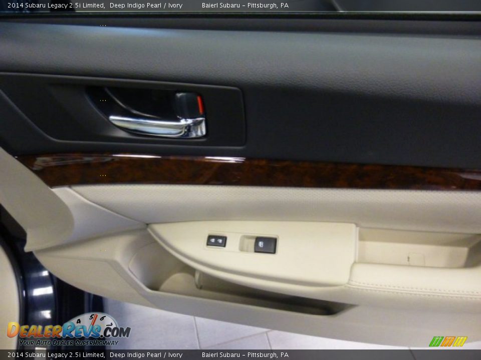 2014 Subaru Legacy 2.5i Limited Deep Indigo Pearl / Ivory Photo #10