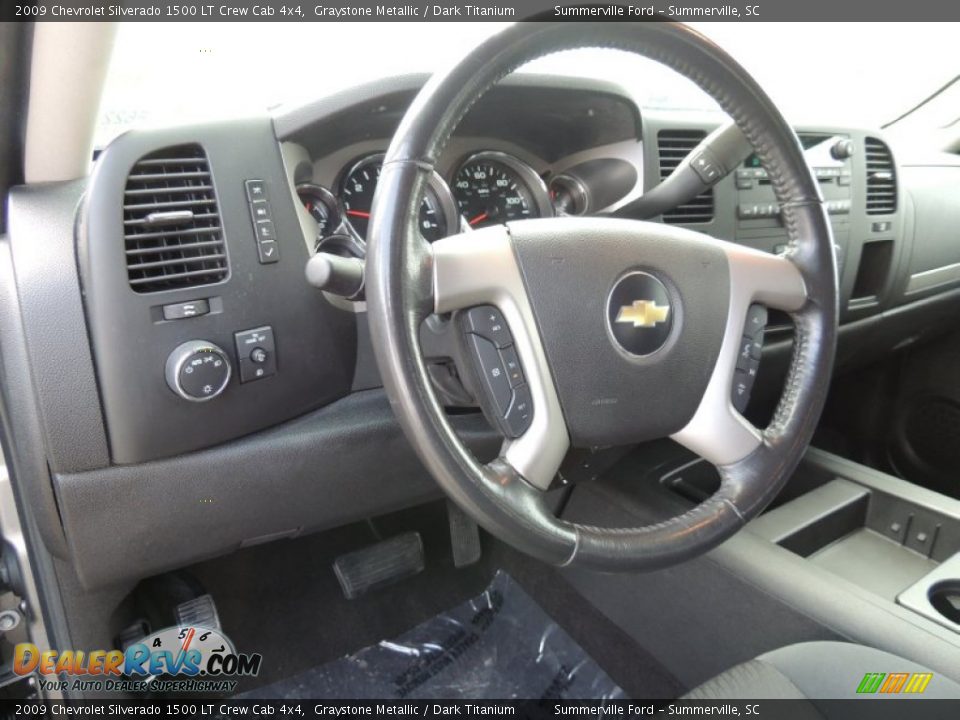 2009 Chevrolet Silverado 1500 LT Crew Cab 4x4 Graystone Metallic / Dark Titanium Photo #3