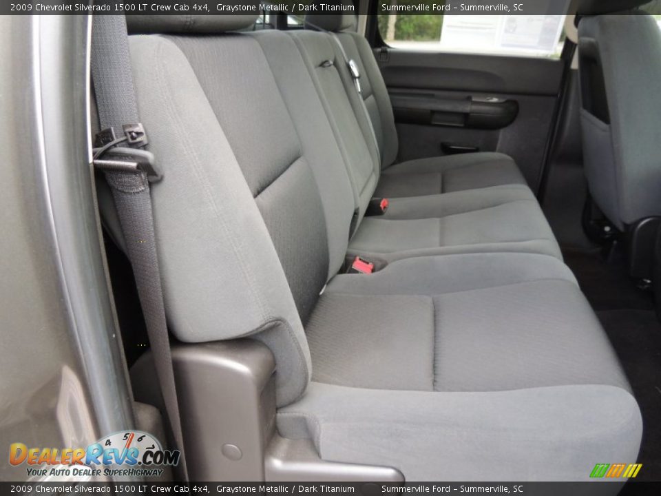 2009 Chevrolet Silverado 1500 LT Crew Cab 4x4 Graystone Metallic / Dark Titanium Photo #10